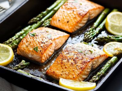 Geroosterde zalm asperges: Een simpel perfect recept