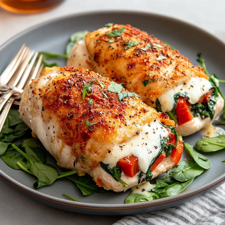 Gevuld Kippenfilet Mozzarella