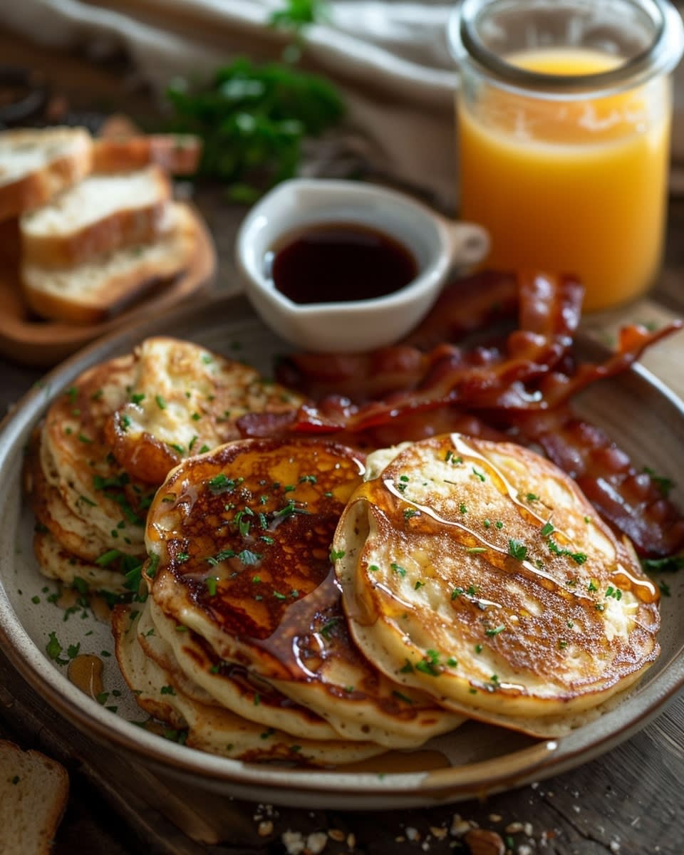 Hartige pannenkoeken met kaas