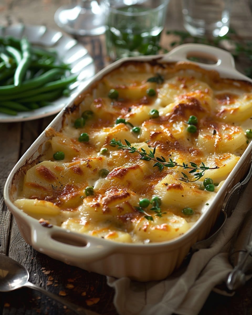 Kip ovenschotel met aardappelen