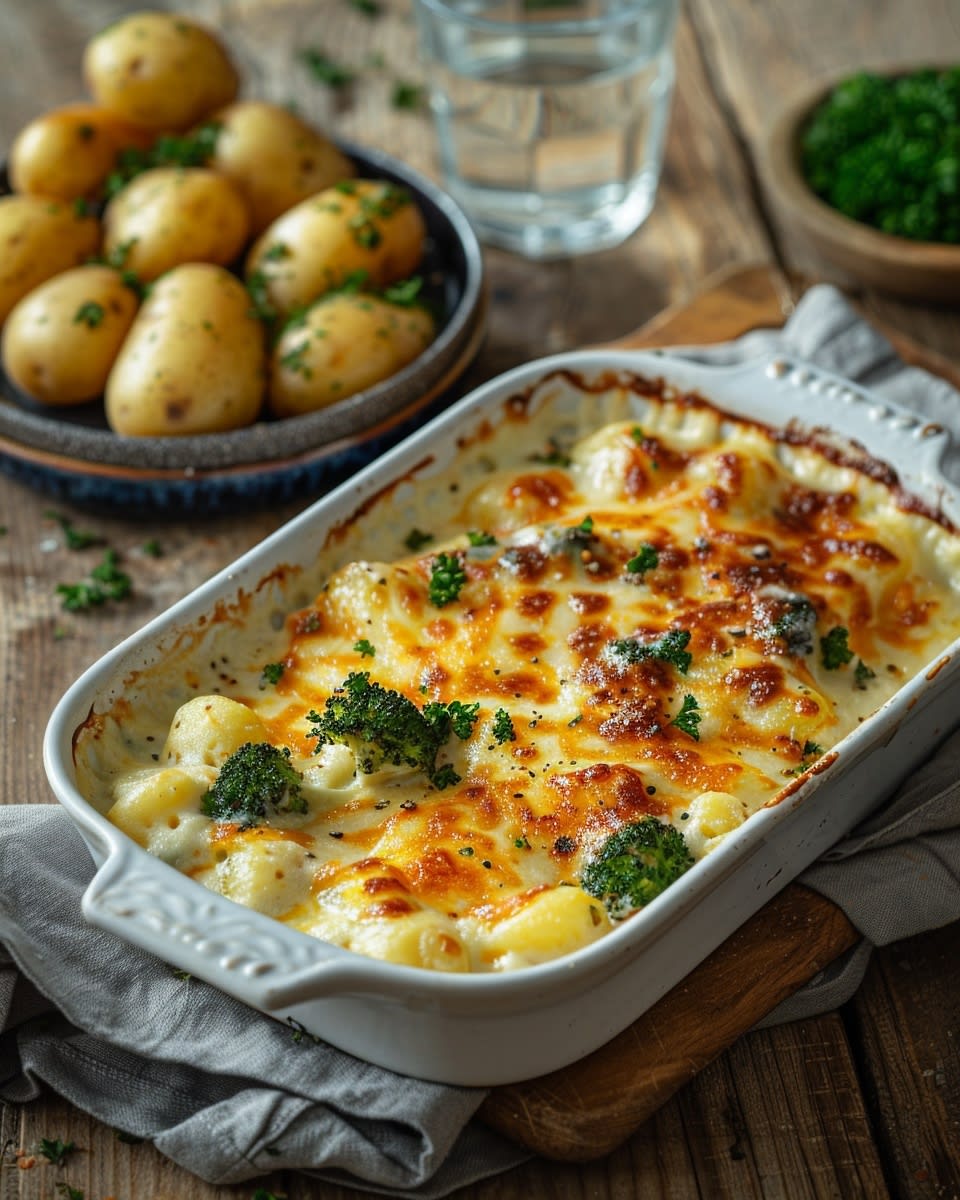 Kip ovenschotel met broccoli en kaas