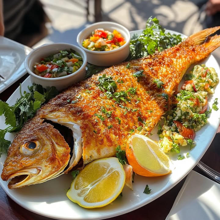 Knapperige Dorade Salsa