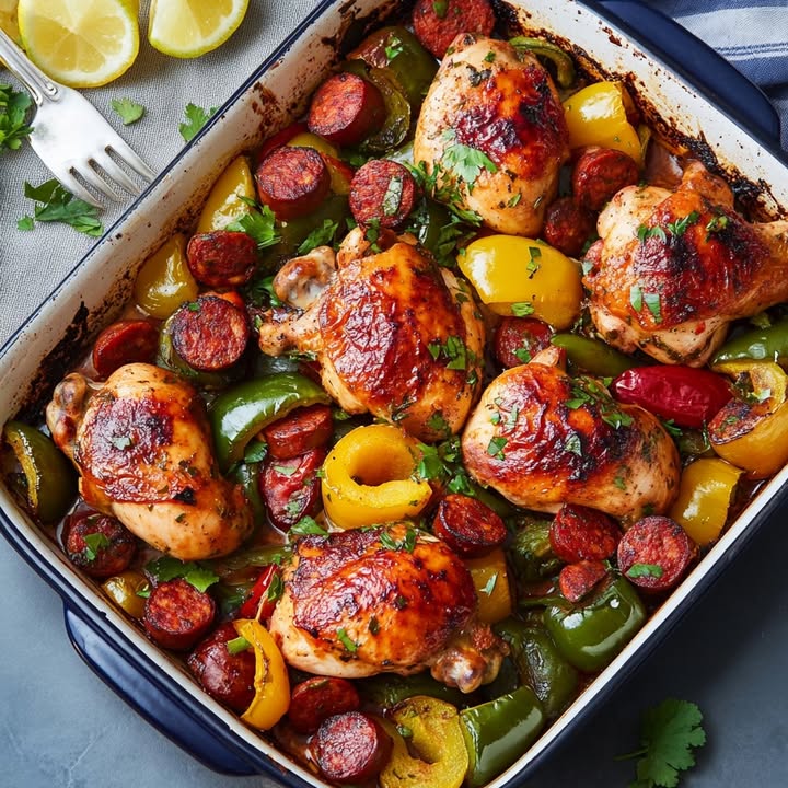 Kruidige Kippenboutjes Chorizo