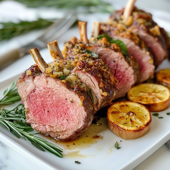 Lamsrack met Kruiden