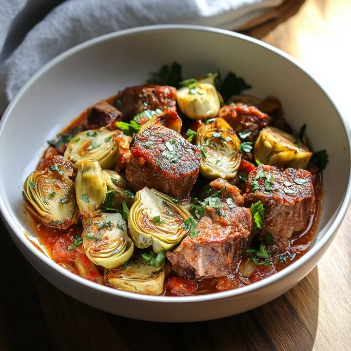 Lamsvlees met Artisjokken