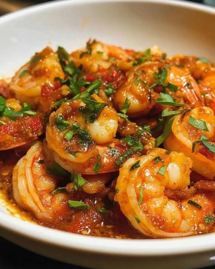 Pittige Knoflook Garnalen