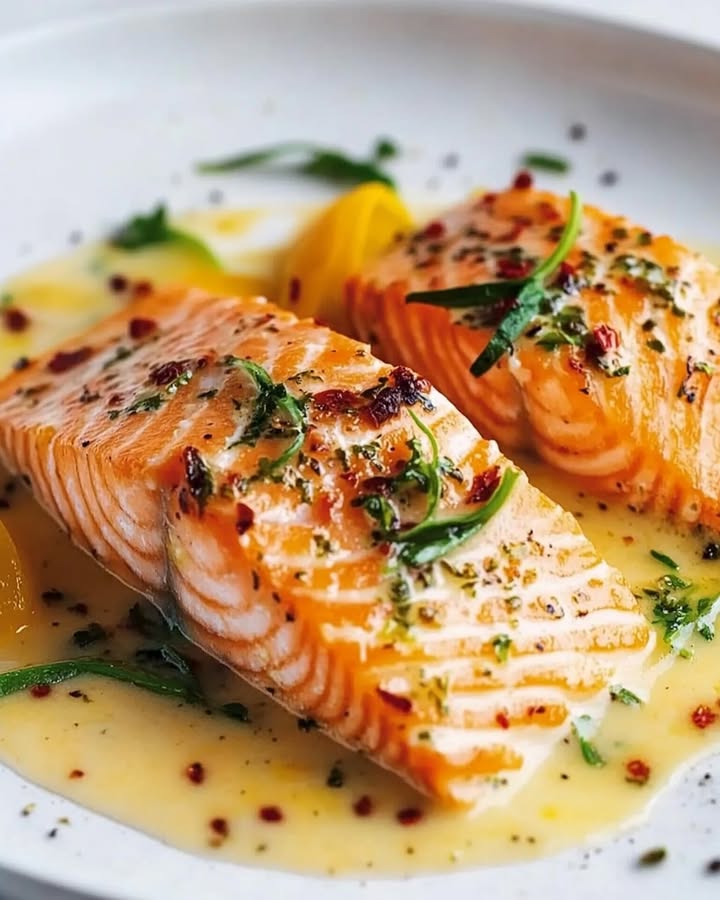 Romige Knoflook Zalm