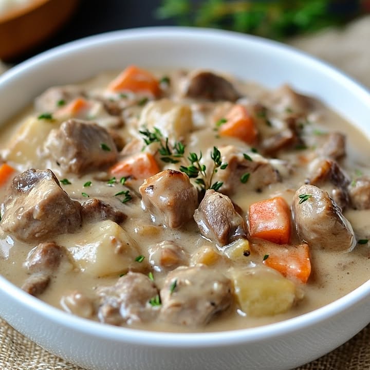 Romige Rundvleesstoofpot