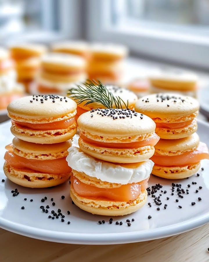 Zalige Zalm Macarons