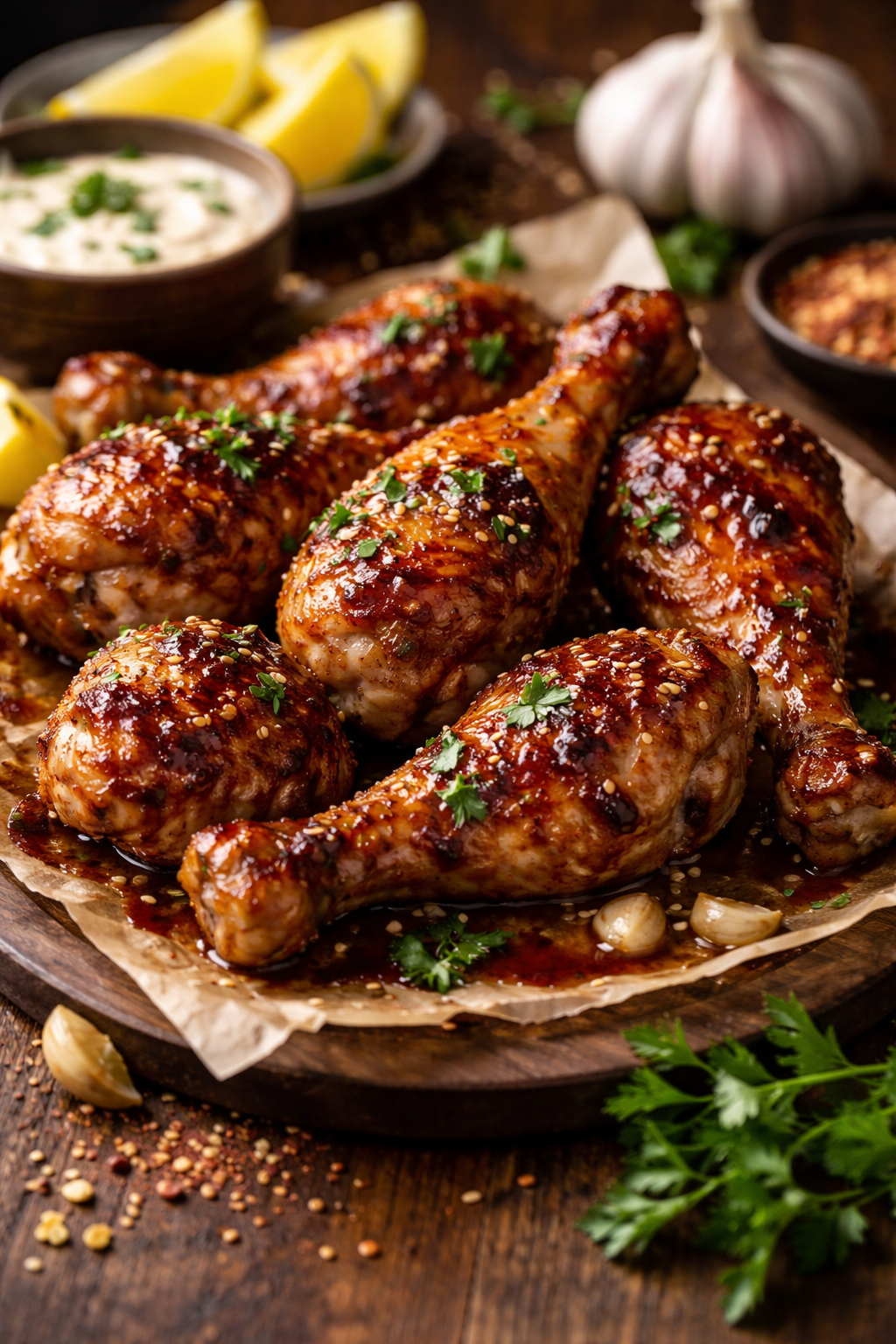BBQ kip marinade knoflook