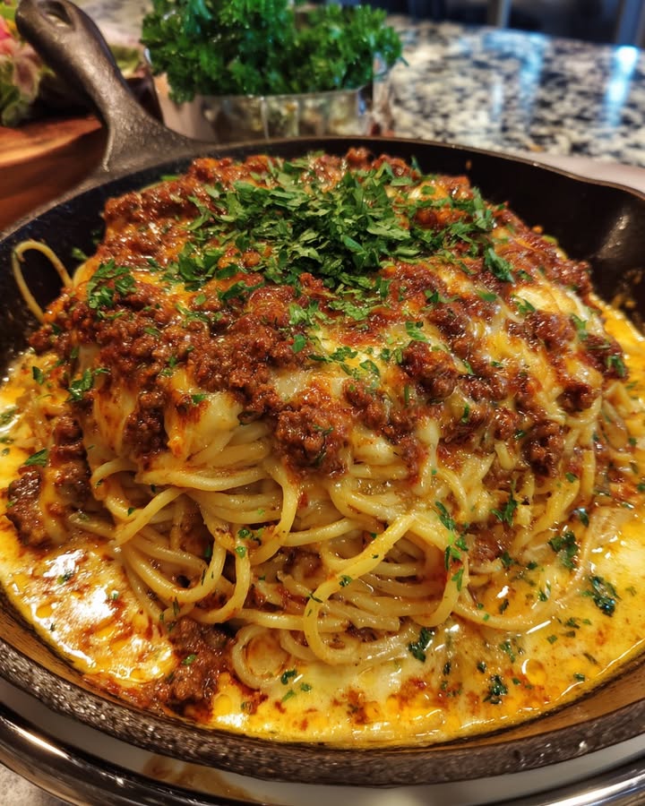 Cajun Beef Spaghetti