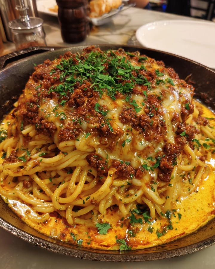 Cajun Kaas Spaghetti