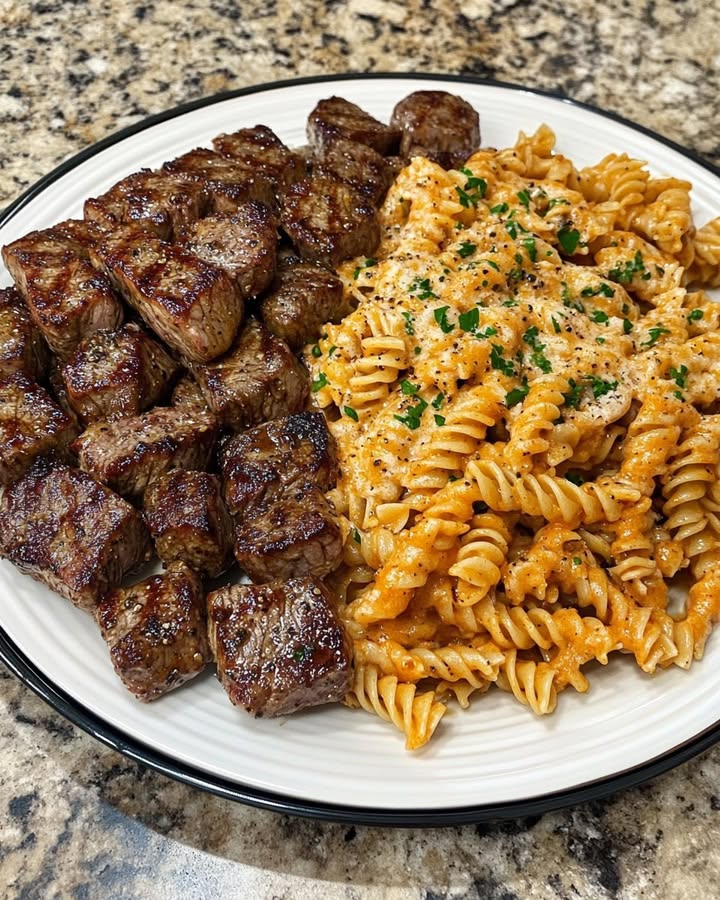 Cajun Knoflook Steakhapjes