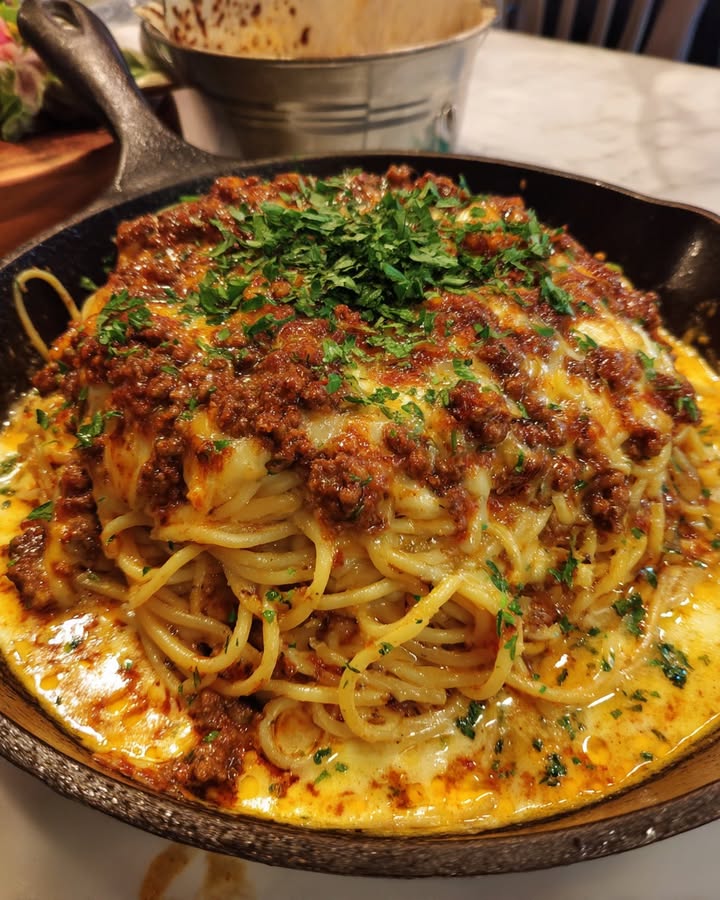 Cajun Rundvlees Spaghetti