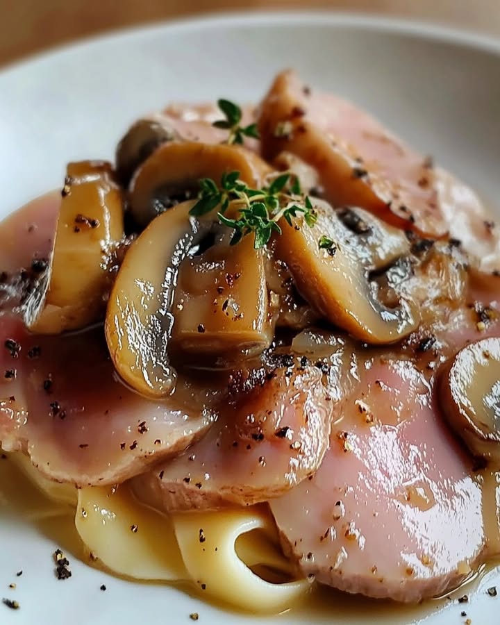 Jambon Madère Tagliatelles