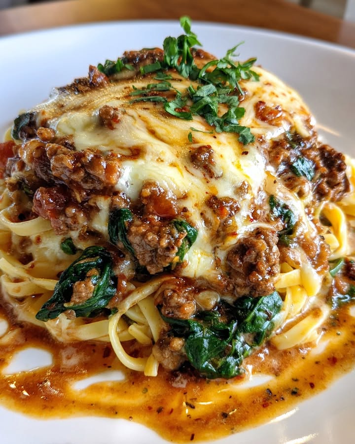 Knoflookboter Linguine Sausage