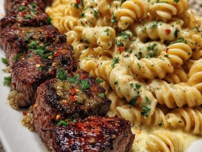 Knoflookboter Steakbites Pasta: Makkelijk & Smaakvol