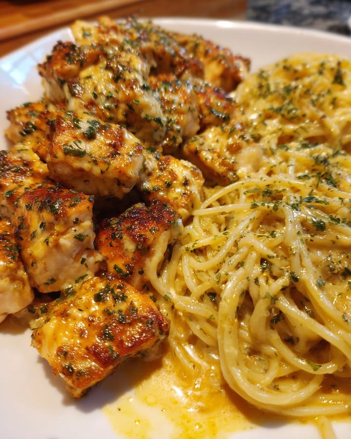 Kruidige Kip Spaghetti