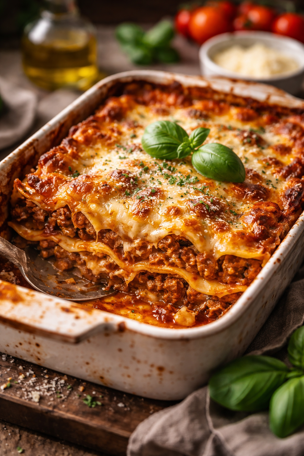 Lasagne bolognese uit de oven