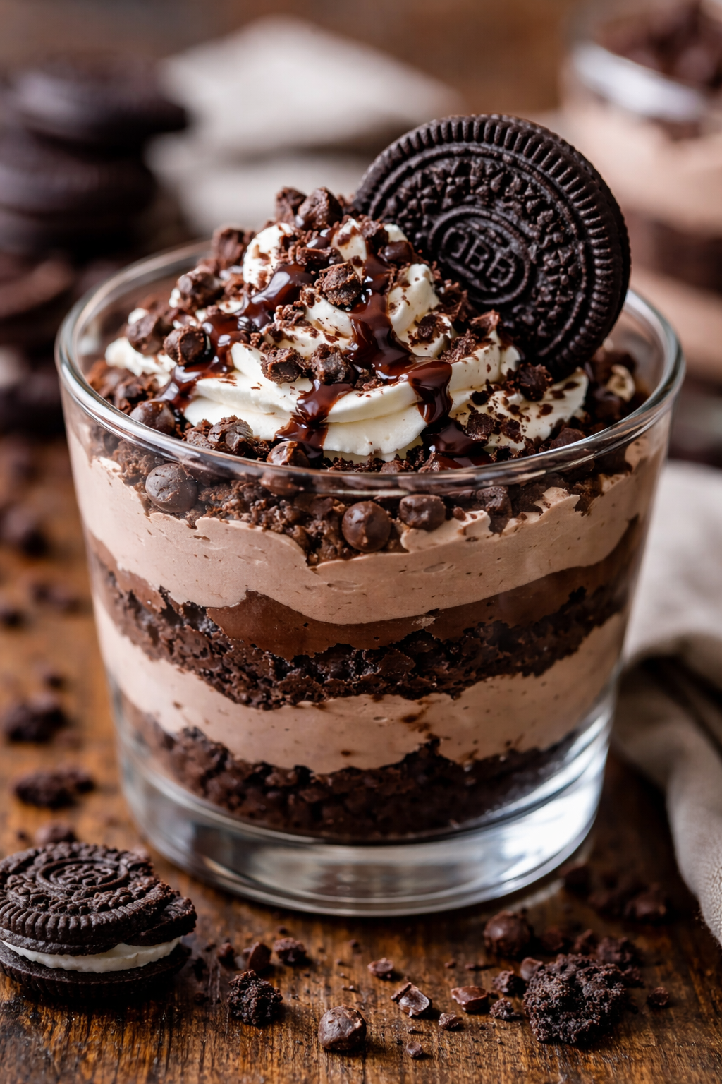 Oreo chocolade dessert
