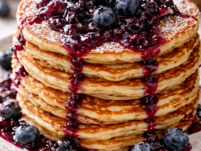 Heerlijke Pannenkoeken met Blauwe Bessen Saus: recepten en gezondheidsvoordelen