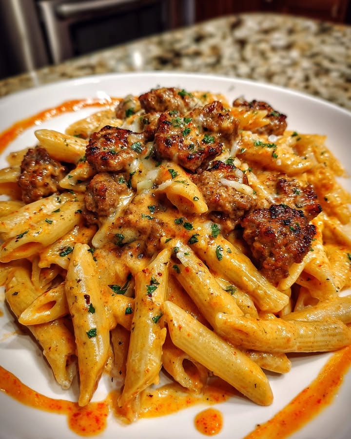 Romige Buffalo Pasta
