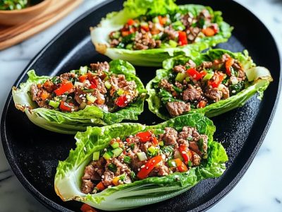 Lekkere Asiatische Rundvlees Wraps: Fris, Kruidig & Luchtig