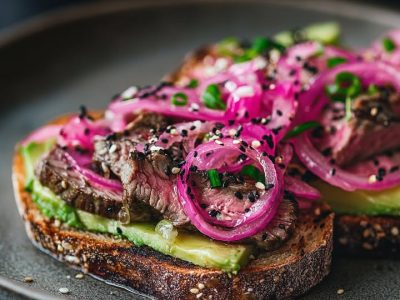 Heerlijke Avocado Beef Tartine: Verwen Je Gasten Met Deze Smaakexplosie