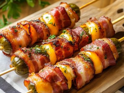 Bacon Kaas Jalapeño Brochettes: Heerlijk en Eenvoudig
