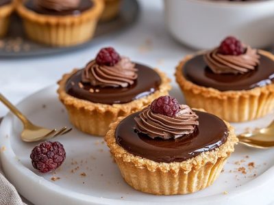 Heerlijke Chocolade Framboos Taartjes: Eenvoudig en Indrukwekkend