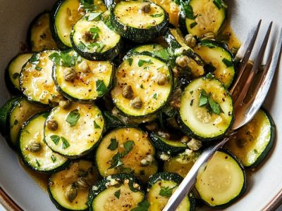 Heerlijke Citroencourgettes met Kappertjes: Zomers en Smaakvol