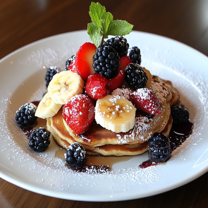 Fruitige Pannenkoeken Ontbijt