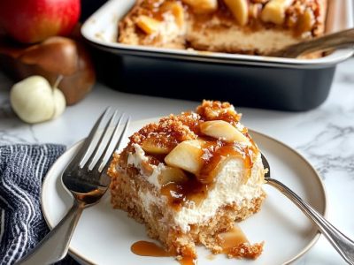 Heerlijke Caramel Appel Cheesecake: Romig en Onweerstaanbaar