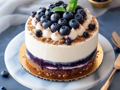 Myrtilles Cream Cheese Taart: Heerlijk Zomerse Verwennerij