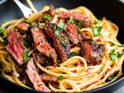 Heerlijke Pasta Au Steak: Simpel en Smaakvol Genot