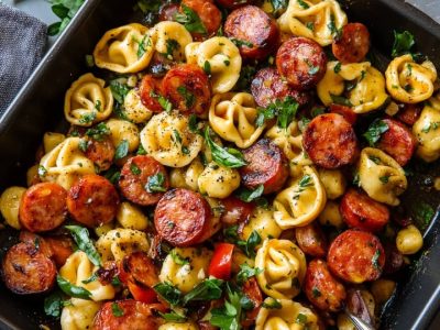 Heerlijke Tortellini Kielbasa Groenten in 20 Minuten