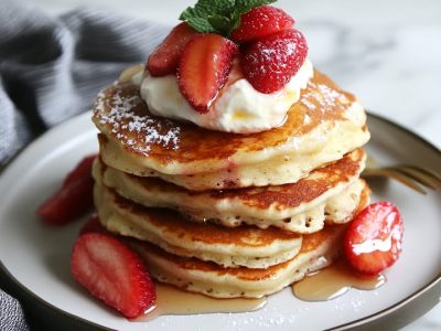 Zachte Aardbeienpannenkoeken: Heerlijke Brunch voor Je Dromen