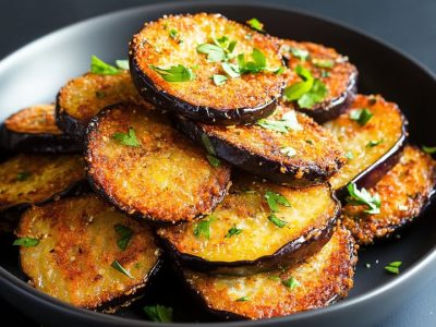 Knapperige Aubergine Snacks: Eenvoudig en Verslavend Lekker!