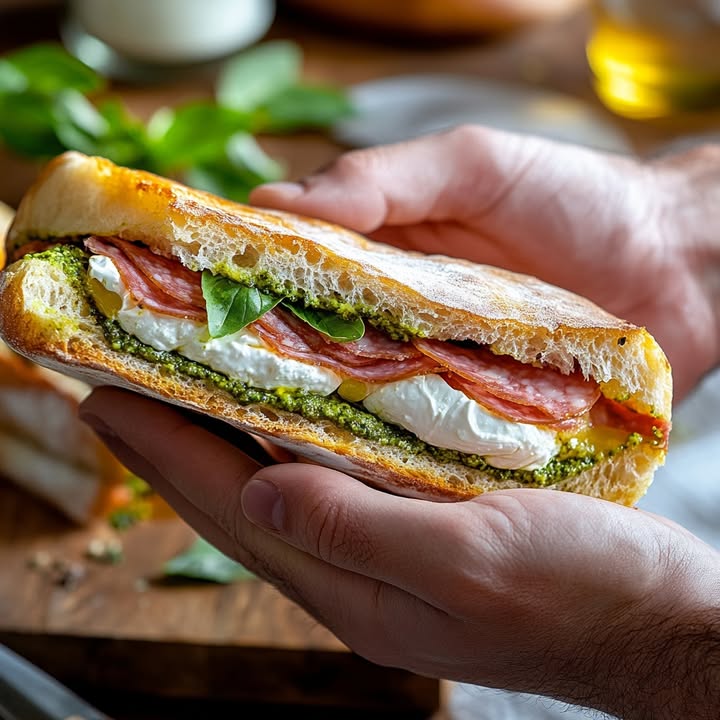 Italiaans Pesto Panini