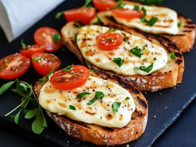 Heerlijke kaas-tomaat toast klaar in 15 minuten