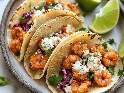 Krokante Garnalen Tacos: Heerlijk Mexicaans Feestmaal