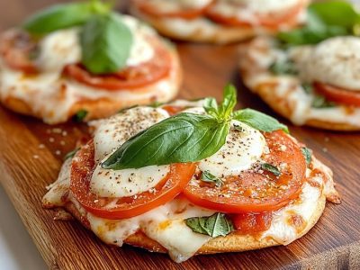 Heerlijke Mini Caprese Pizzas: Perfect Aperitief in 15 Minuten